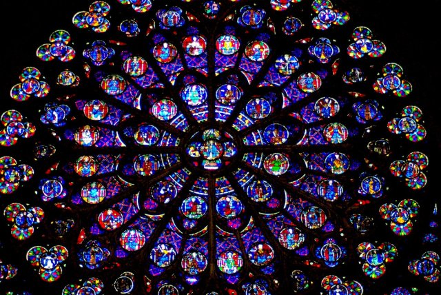rose window at notre dame